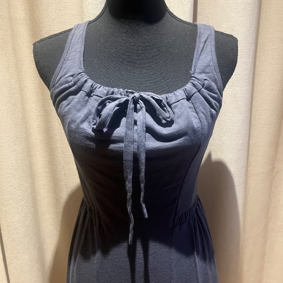 Athleta Navy Tie Front Sleeveless Dress Size XXSP - Picture 2 of 11